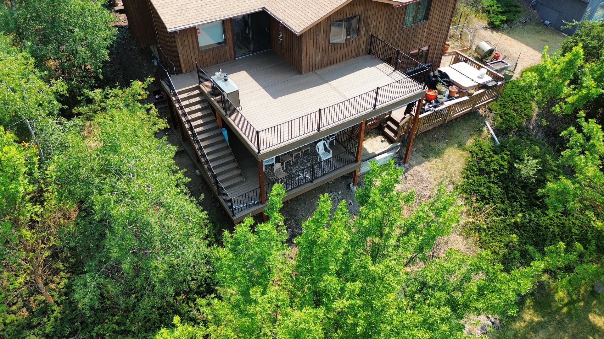 Treetop Deck & Covered Lower Patio