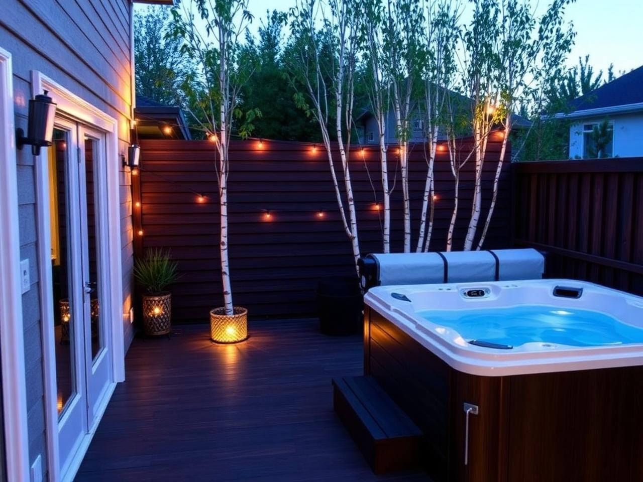 Hot Tub Retreat & Privacy Screen